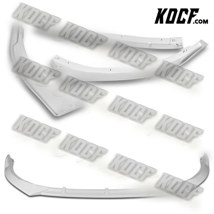 For 11-13 Kia Optima STP-Style Painted White Front Bumper Splitter Spoiler Lip - KOCF.com - Car Parts