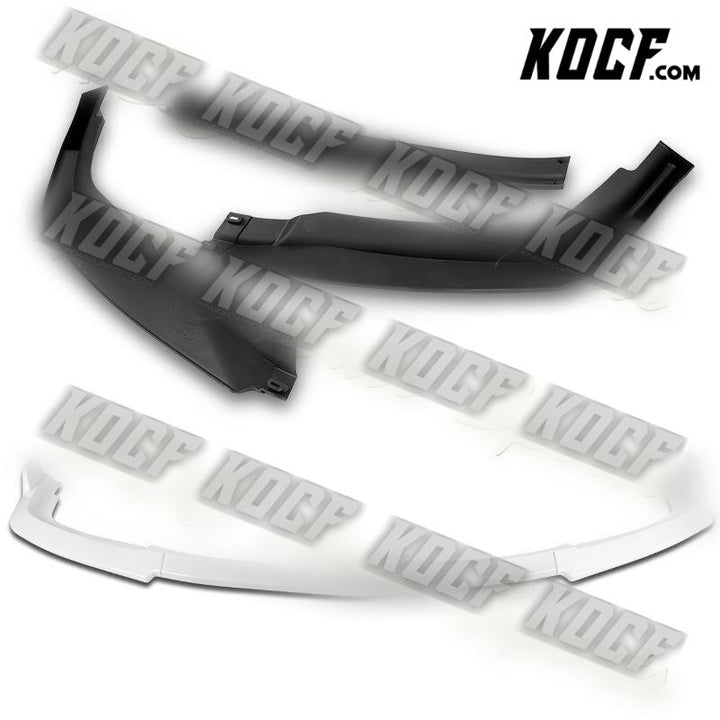 For 2013-2015 Honda Accord Coupe Painted White Front Bumper Splitter Spoiler Lip - KOCF.com - Car Parts