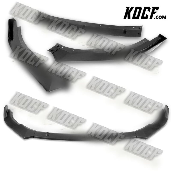 For 2010-2013 Volkswagen Golf MK6 GTI Matt Black Front Bumper Body Spoiler Lip - KOCF.com - Car Parts