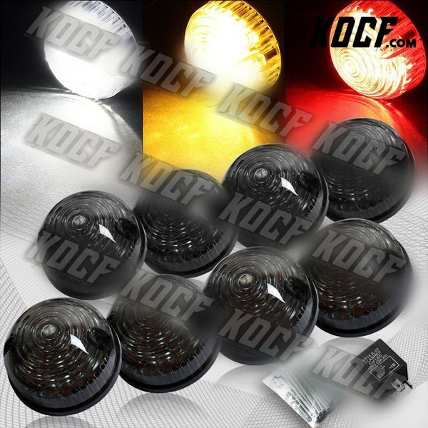 For 90-16 Land Rover Defender Smoke Complete LED Upgrade Kits Indicator Lights - KOCF.com - Car Parts