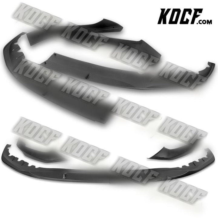 For 2017-2020 BMW 5-Series G30 M-Sport Matt Black Front Bumper Body Spoiler Lip - KOCF.com - Car Parts