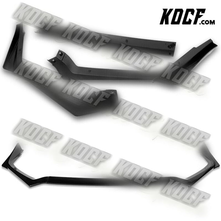 For 2020-2022 Subaru Impreza JDM CS-Style Painted Black Front Bumper Spoiler Lip - KOCF.com - Car Parts