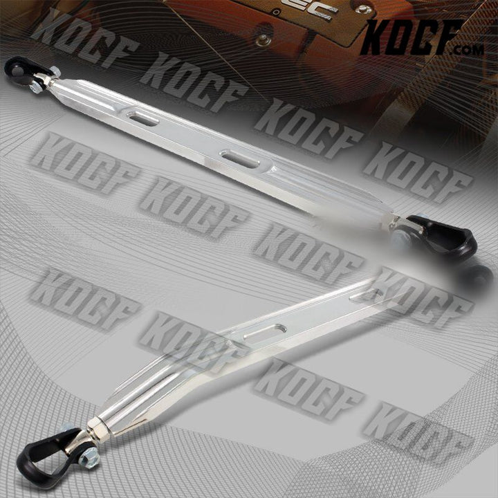 For 1990-2001 Acura Integra Silver Aluminum Lower Front+Rear Strut Tie bar 2pcs - KOCF.com - Car Parts