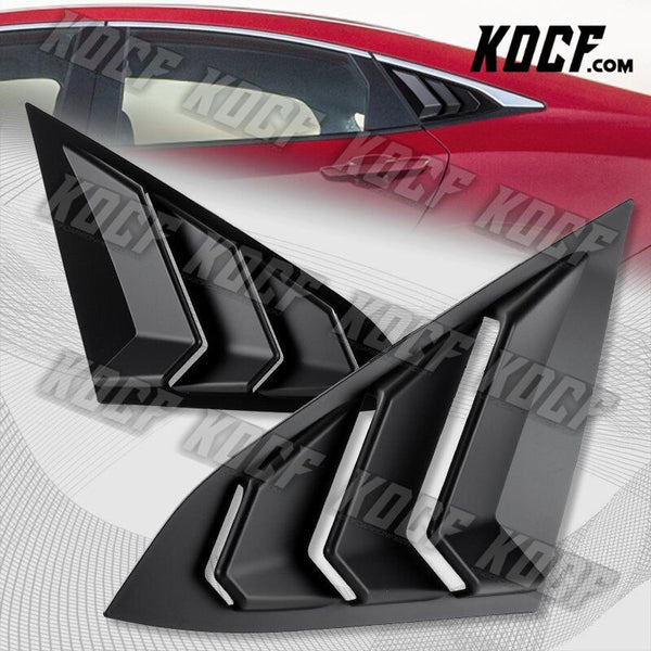 For 2016-2020 Honda Civic Sedan/4DR ABS Side Window Louvers Scoop Cover Vent - KOCF.com - Car Parts