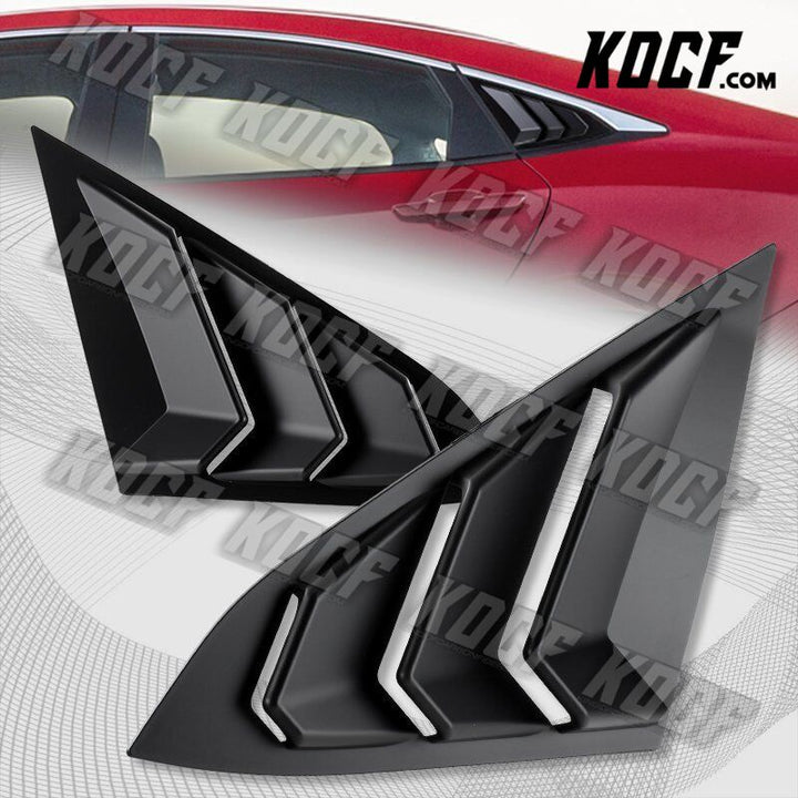 For 2016-2020 Honda Civic Sedan/4DR ABS Side Window Louvers Scoop Cover Vent - KOCF.com - Car Parts