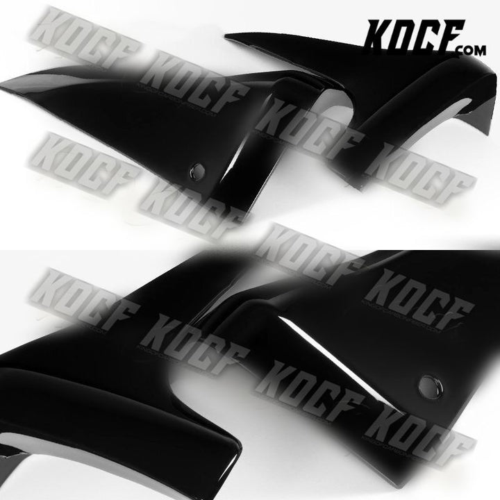 For 03-06 Infiniti G35 Coupe Painted BLK Rear Bumper Lip Mud Guards Polyurethane - KOCF.com - Car Parts