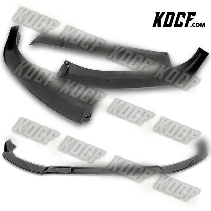 For 2017-2018 Audi A4 B9 STP-Style Painted Black Front Bumper Splitter Spoiler Lip - KOCF.com - Car Parts