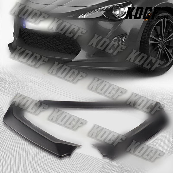 For 2013-2016 Scion FR-S/Toyota 86 CS-Style Black Front Bumper Body Kit Lip 3pcs - KOCF.com - Car Parts