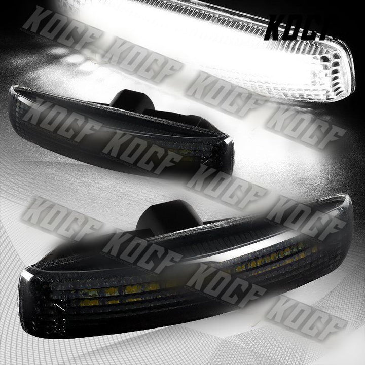 For 06-13 Range Rover Sport L320 Smoke White LED Turn Signal Side Marker Lights - KOCF.com - Car Parts