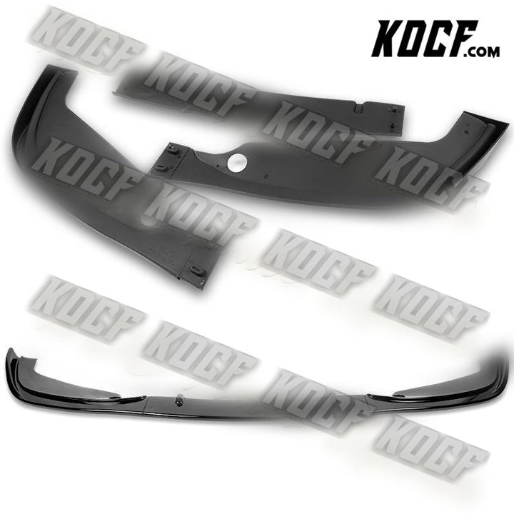 For 2001-2006 BMW E46 M3 H-Style Painted Black Front Bumper Splitter Spoiler Lip - KOCF.com - Car Parts