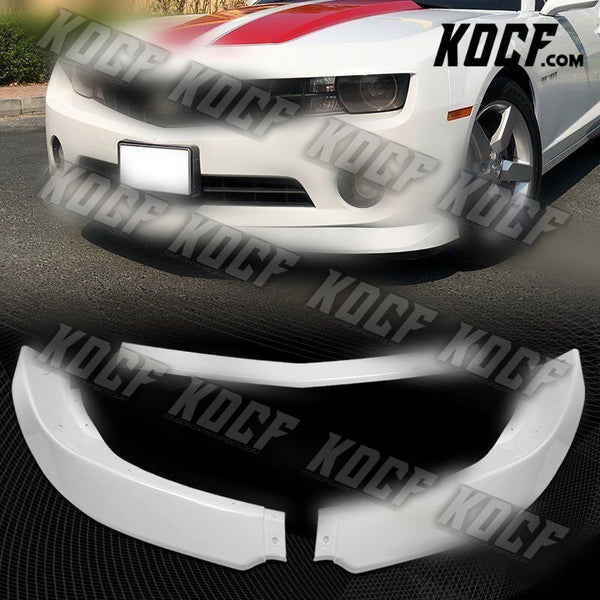 For 2010-2013 Chevrolet Camaro V6 Painted White Front Bumper Body Spoiler Lip - KOCF.com - Car Parts