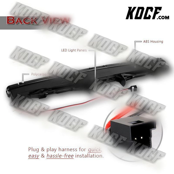 For 2003-2009 Mercedes E-Class W211 Red Lens LED Third 3rd Brake Stop Light Lamp - KOCF.com - Car Parts