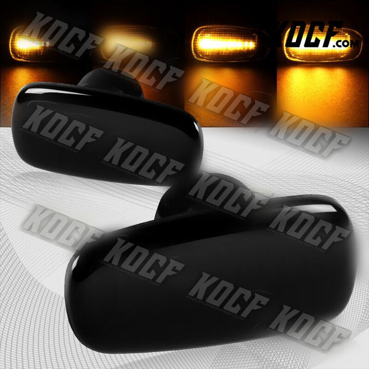 For 2001-2005 Lexus IS300 Smoke Lens Sequential LED Signal Side Marker Lights - KOCF.com - Car Parts