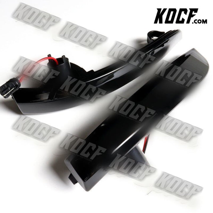 For Ford Escape Focus C-Max Smoked Side Mirror Amber LED Running Signal Lights - KOCF.com - Car Parts