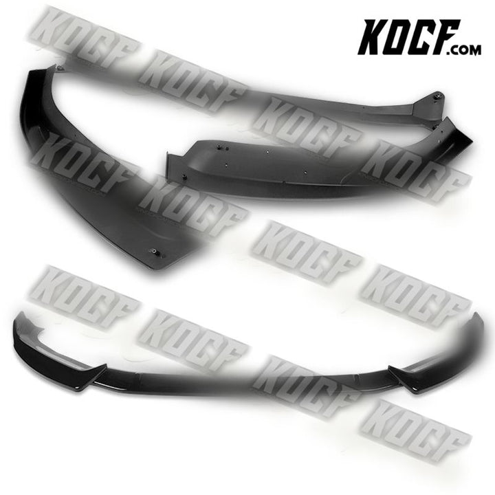 For 2017-2019 Audi A4 S4 B9 S-Line Painted BLK Front Bumper Splitter Spoiler Lip - KOCF.com - Car Parts