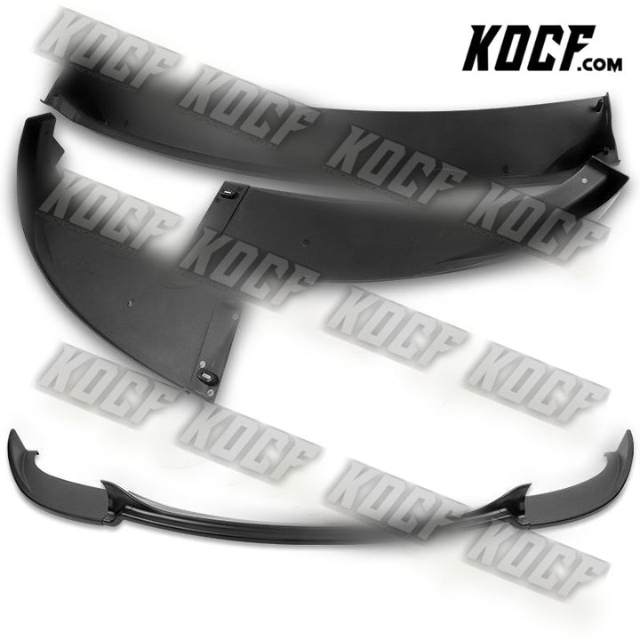 For 2006-2010 BMW E60 M5 H-Style Matt Black Front Bumper Splitter Spoiler Lip - KOCF.com - Car Parts