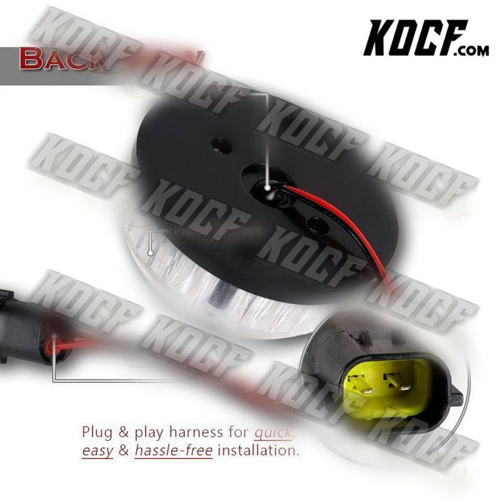 For 90-16 Land Rover Defender Clear Complete LED Upgrade Kits Indicator Lights - KOCF.com - Car Parts