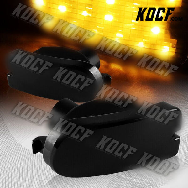 For 1999-2001 Subaru Impreza 2.5RS Smoke Len LED Front Bumper Turn Signal Lights - KOCF.com - Car Parts