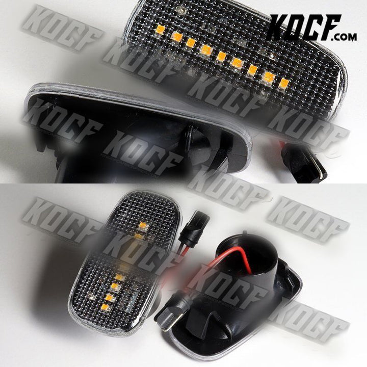 For 2001-2005 Lexus IS300 Clear Lens Amber LED Signal Side Marker Lights Lamps - KOCF.com - Car Parts