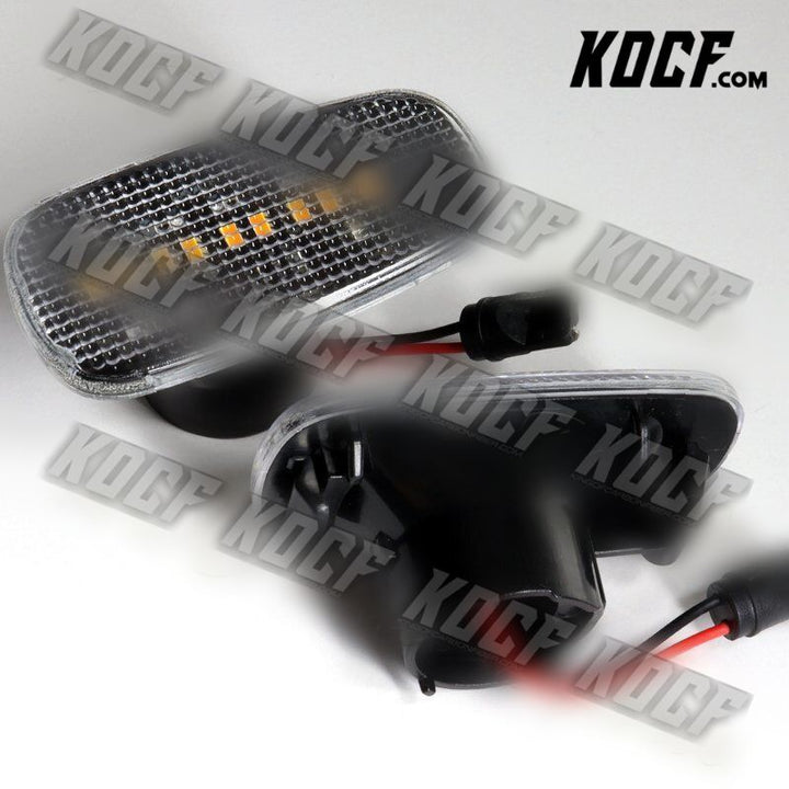 For 2001-2005 Lexus IS300 Clear Lens Amber LED Signal Side Marker Lights Lamps - KOCF.com - Car Parts