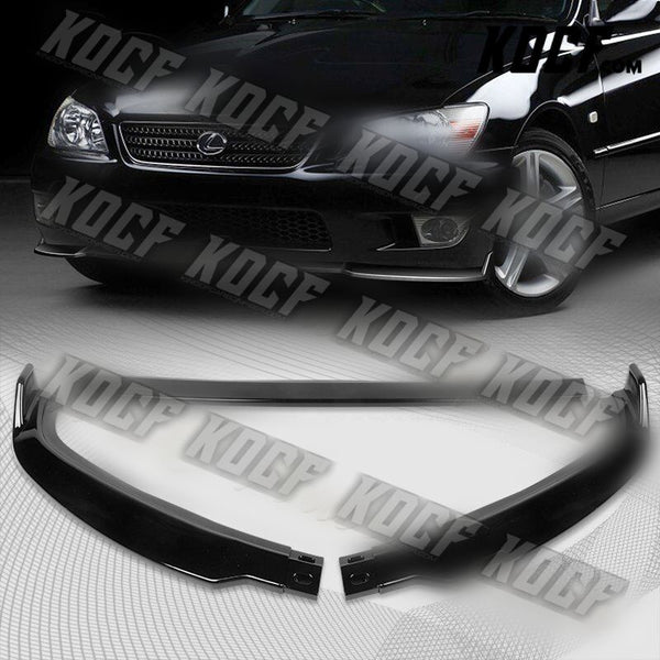 For 2001-2005 Lexus IS300 STP-Style Painted Black Front Bumper Body Spoiler Lip - KOCF.com - Car Parts