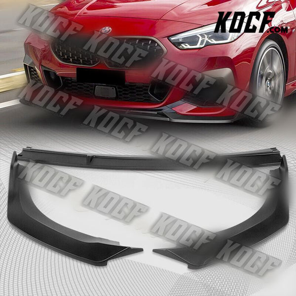 For 2020-2022 BMW 2-Series F44 Gran Coupe Matt Black Front Bumper Spoiler Lip - KOCF.com - Car Parts