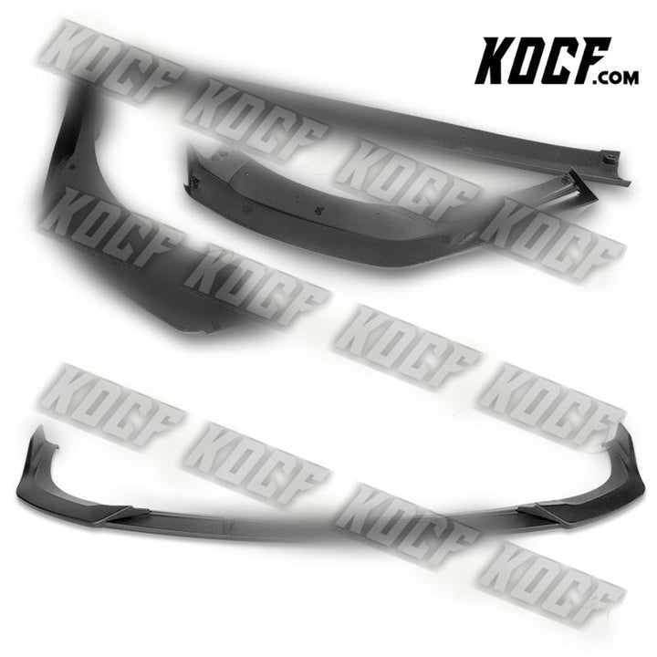 For 2020-2022 BMW 2-Series F44 Gran Coupe Matt Black Front Bumper Spoiler Lip - KOCF.com - Car Parts