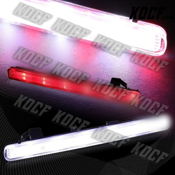 For 2009-2014 Acura TSX Clear Lens 48-LED Rear Bumper Reflector Brake Light Lamp - KOCF.com - Car Parts