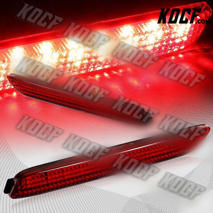 For Toyota Matrix Venza Avalon Sienna Red Lens LED Rear Bumper Brake Light Lamps - KOCF.com - Car Parts