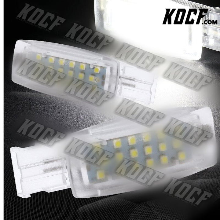 For Volkswagen Golf GTi EOS Jetta Passat 18-SMD White LED Vanity Mirror Lights - KOCF.com - Car Parts