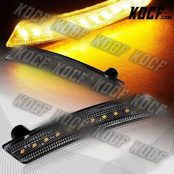 For 2007-2015 Mini Cooper Amber LED Clear Front Fender Side Marker Lights 2pcs - KOCF.com - Car Parts