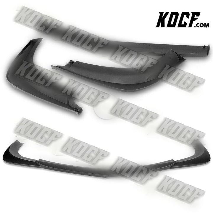 For 2012-2014 Mercedes-Benz W204 C63 AMG Matt Black Front Bumper Spoiler Lip - KOCF.com - Car Parts