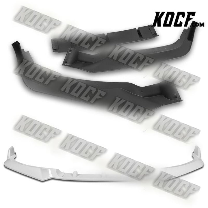 For 18-20 Honda Odyssey CK-Style Painted White Front Bumper Splitter Spoiler Lip - KOCF.com - Car Parts