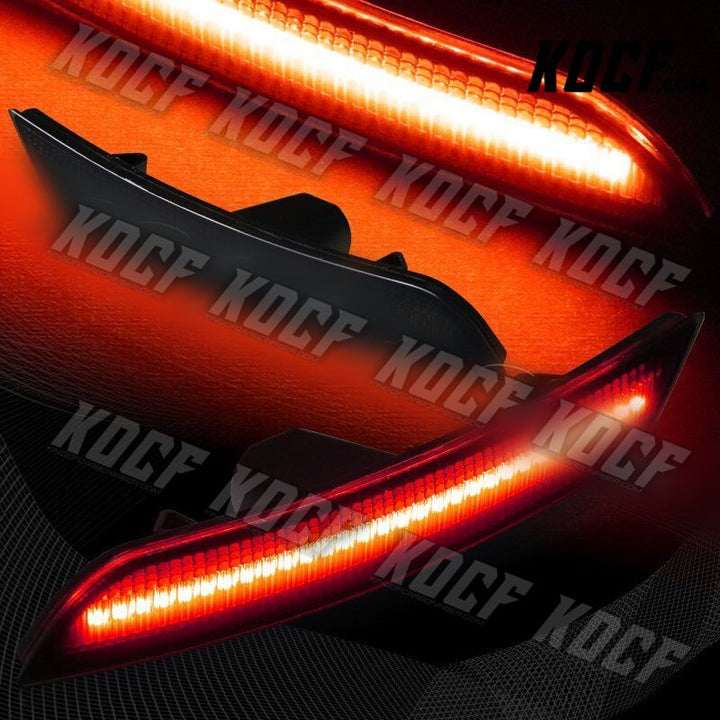 For 16-20 Chevy Camaro SS LT Smoke Lens LED Rear Turn Signal Side Marker Lights - KOCF.com - Car Parts