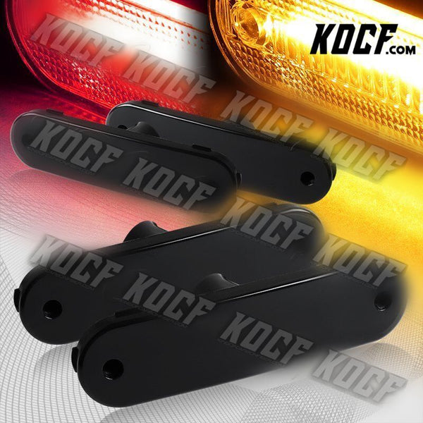 For Mazda Miata/MX-5 LED Smoke Front+Rear Turn Signal Side Marker Lights 4-PCS - KOCF.com - Car Parts