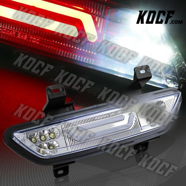 For 2015-2018 Ford Mustang Chrome Clear LED BAR 3RD Third Brake Stop Light Lamp - KOCF.com - Car Parts