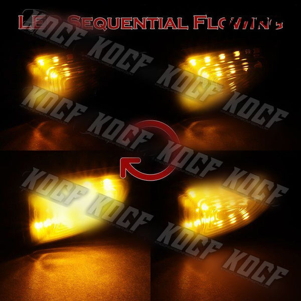 For 2007-2015 Smart Fortwo W451 Smoke Lens Sequential LED Side Marker Lights - KOCF.com - Car Parts