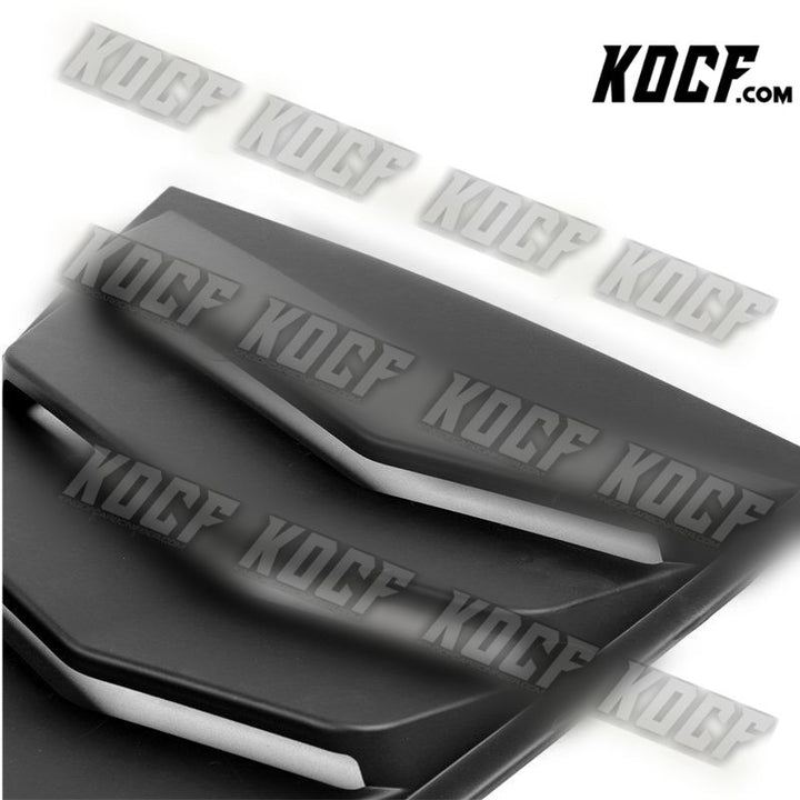 For 2016-2021 Chevy Camaro ABS Black Side Window Louvers Scoop Cover Vent 2pcs - KOCF.com - Car Parts