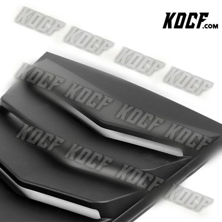 For 2016-2021 Chevy Camaro ABS Black Side Window Louvers Scoop Cover Vent 2pcs - KOCF.com - Car Parts