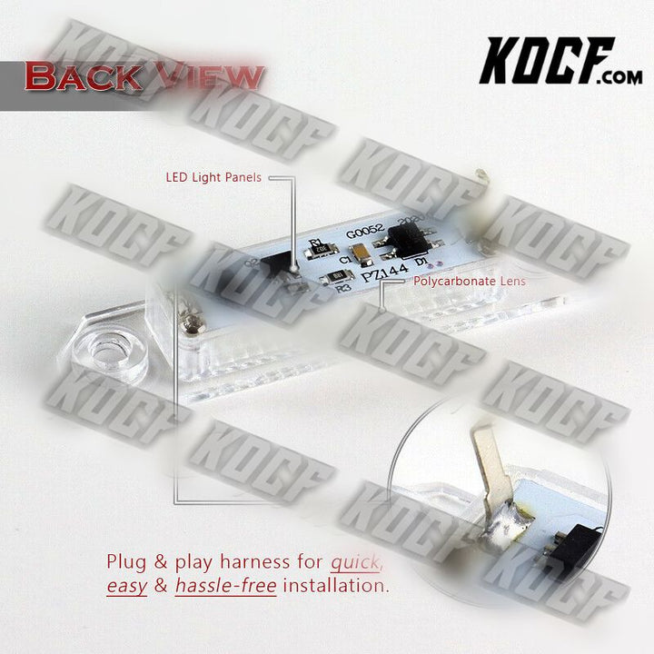 For Ford/Fusion/Mustang/Taurus/Focus Xenon White LED 6000K License Plate Lights - KOCF.com - Car Parts