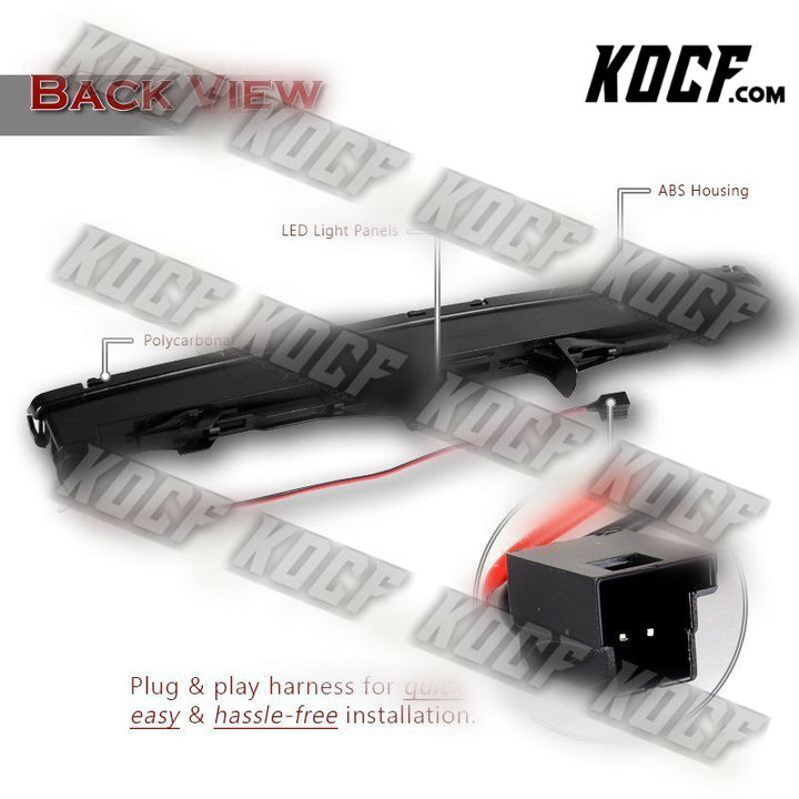 For 2003-2009 Mercedes E-Class W211 Smoked LED Third 3rd Brake Stop Light Lamp - KOCF.com - Car Parts