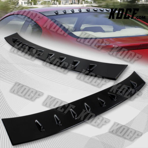 For Infiniti G35 Coupe/2-DR Glossy Black Shark Fin Rear Roof Vortex Spoiler Wing - KOCF.com - Car Parts