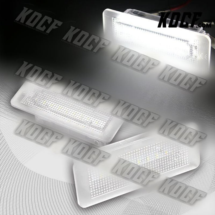 For 2005-2015 Smart Fortwo Coupe Convertible 451 White LED License Plate Lights - KOCF.com - Car Parts