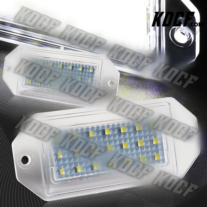 For Volvo 850 940 960 S90 Saloon Sedan Xenon White SMD LED License Plate Lights - KOCF.com - Car Parts