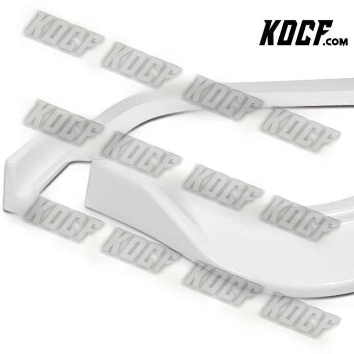 For 08-13 Infiniti G37 Coupe Painted White Front Bumper Splitter Spoiler Lip Kit - KOCF.com - Car Parts