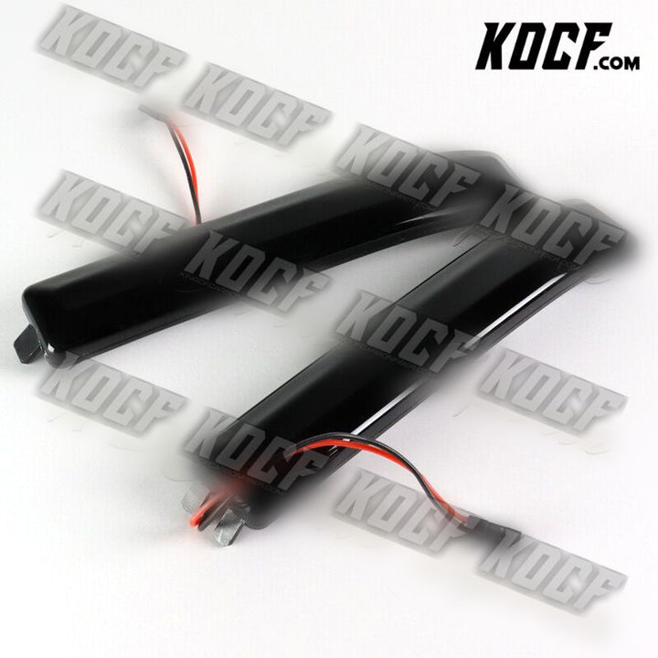 For 2009-2014 Ford F-150 Smoke Lens Side Mirror Amber LED Running Signal Lights - KOCF.com - Car Parts