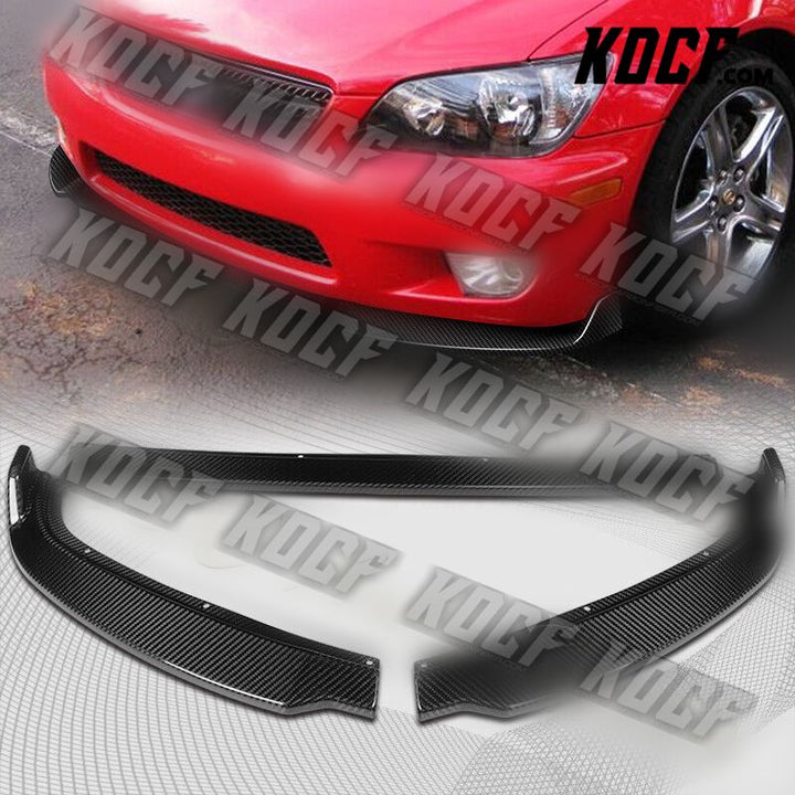 For 2001-2005 Lexus IS300 Real Carbon Fiber Front Bumper Spoiler Splitter Lip - KOCF.com - Car Parts