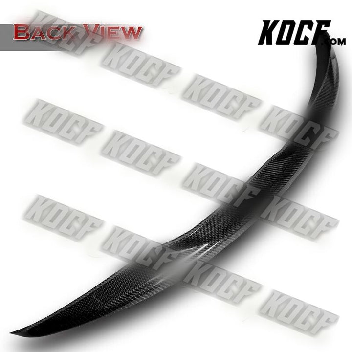 For 2014-2021 Infiniti Q50 Sedan STP-Style Carbon Fiber Trunk Lid Spoiler Wing - KOCF.com - Car Parts