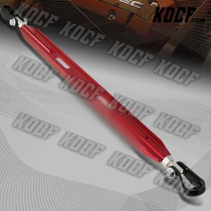 For 1988-1995 Honda Civic/CRX Red Aluminum Rear Lower Tie Strut Bar Brace - KOCF.com - Car Parts