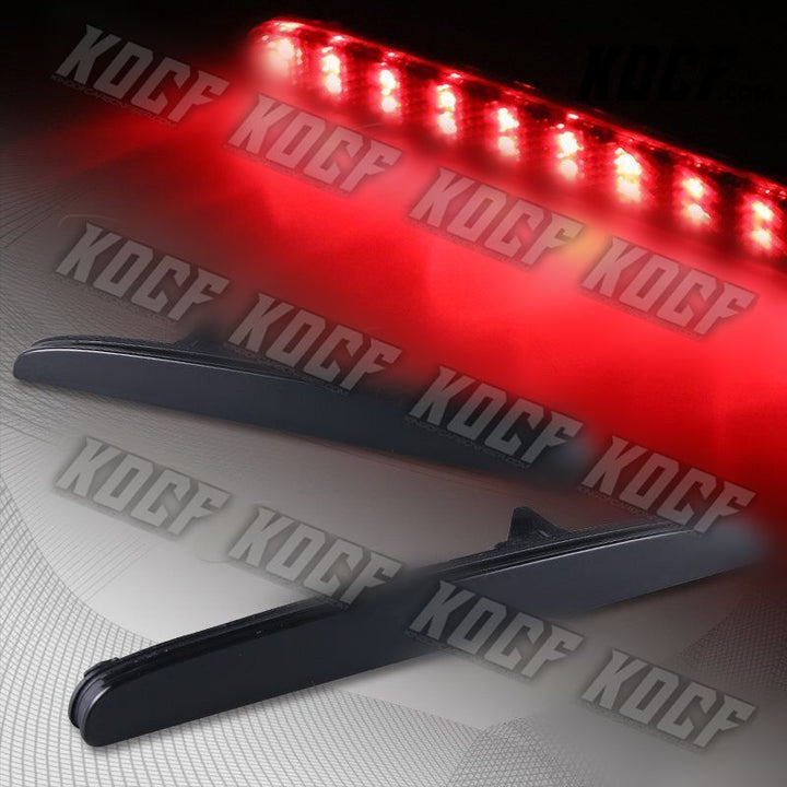 For 17-21 Honda Civic Hatchback/Type-R 48-LED Rear Bumper Red Reflector Lights - KOCF.com - Car Parts